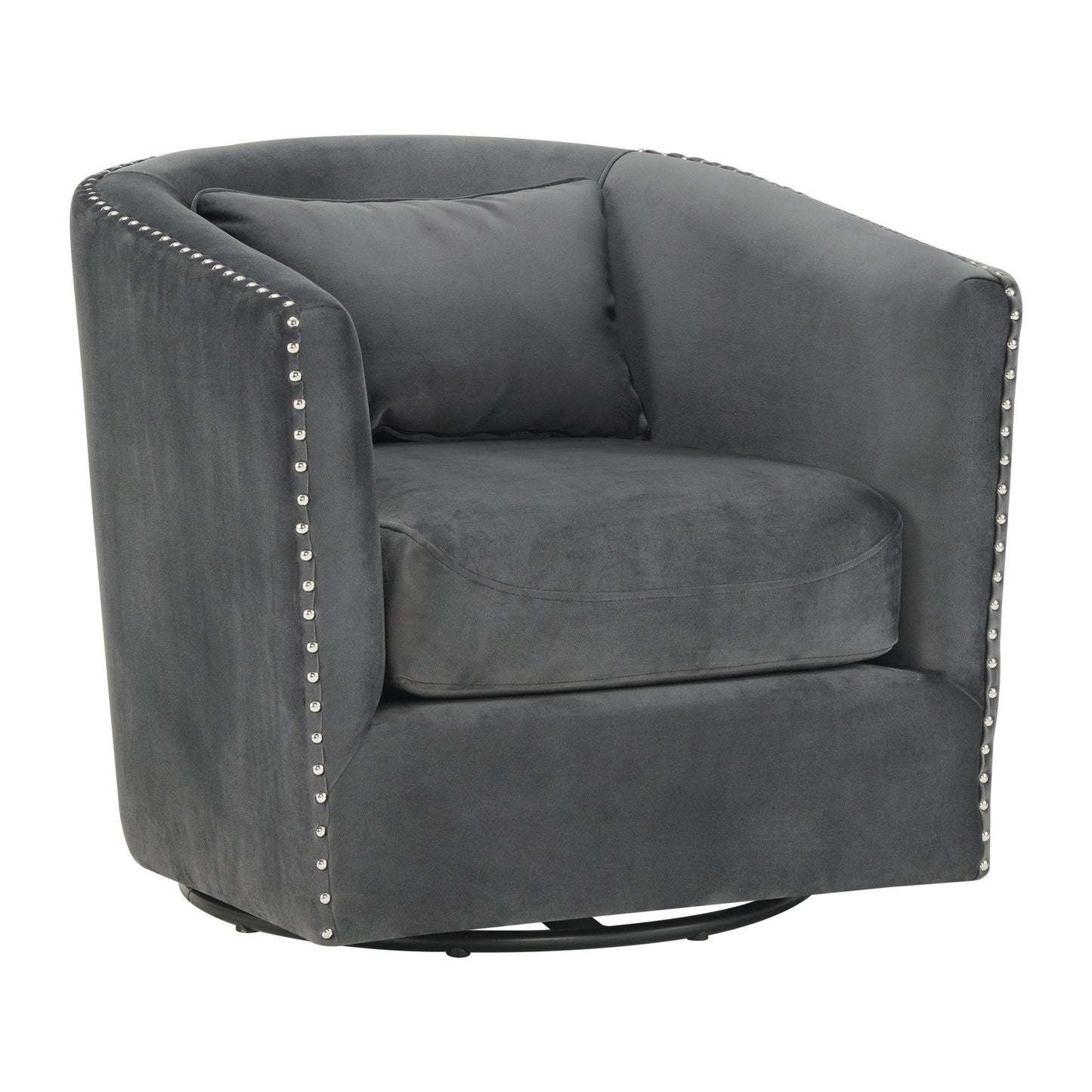 Stanton - Swivel Chair With Nails