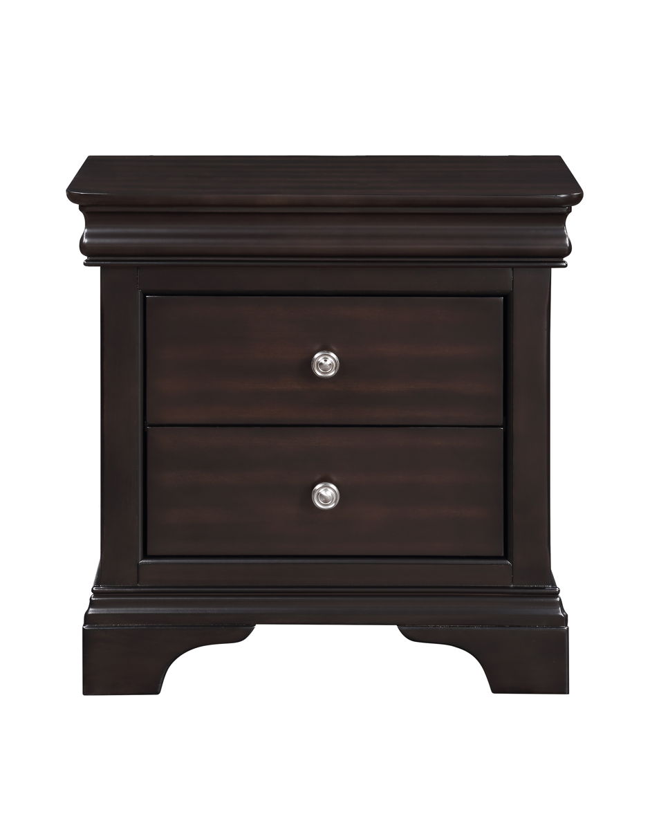 Dominique - Nightstand - Dark Brown