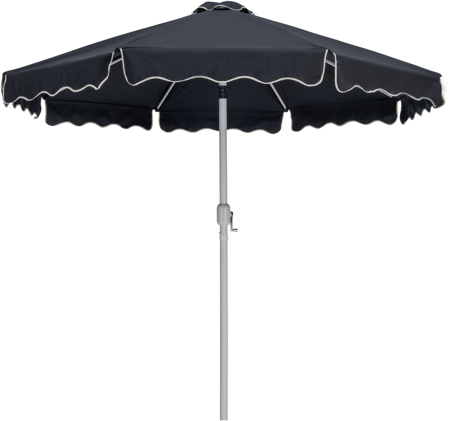 Amalfi - Aluminum Patio Umbrella - White Base / White Pole