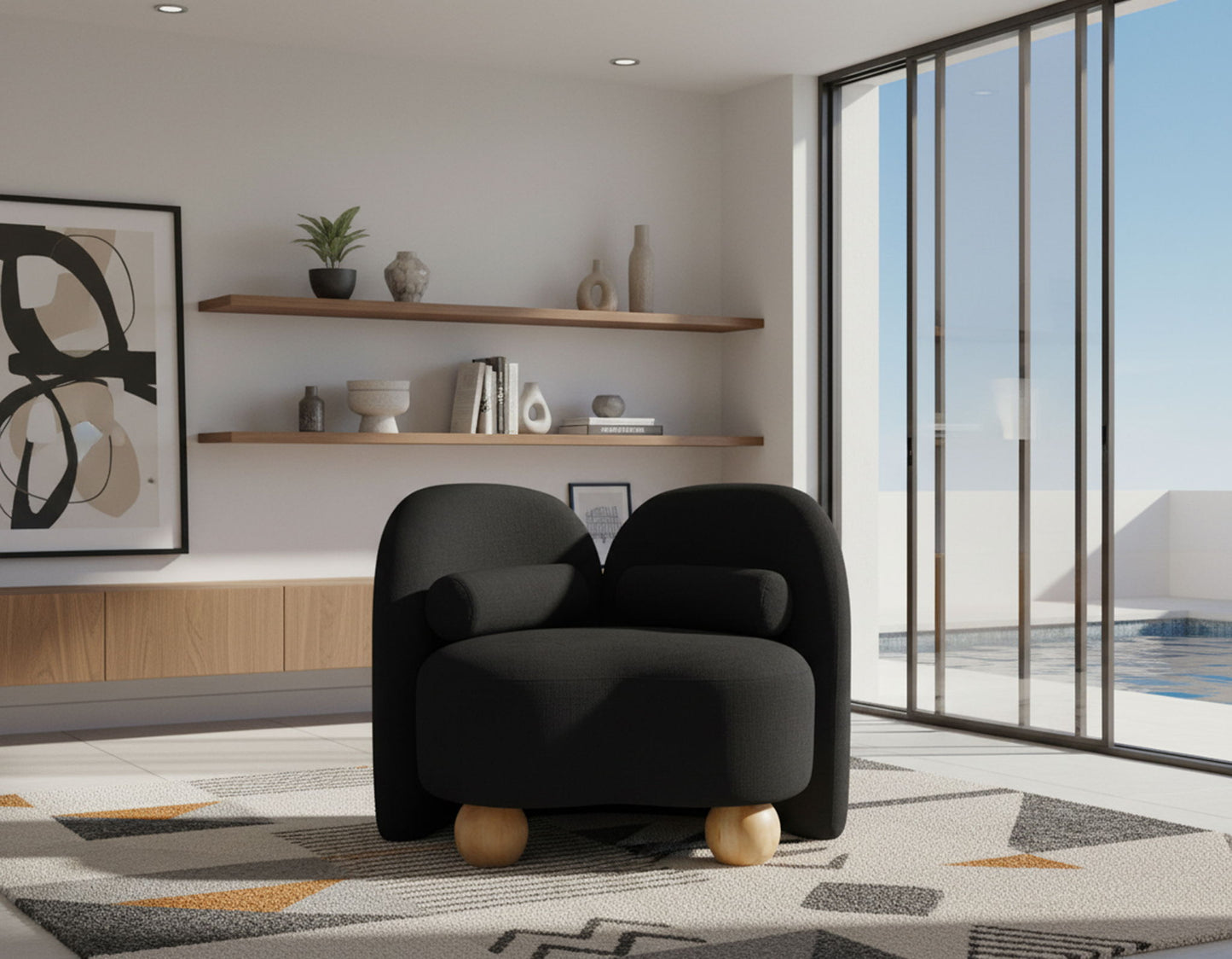 Daphne - Chenille Chair