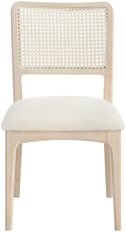 Atrium - Upholstered Seat Dining Chair With Brushed Natural Base (Set of 2)