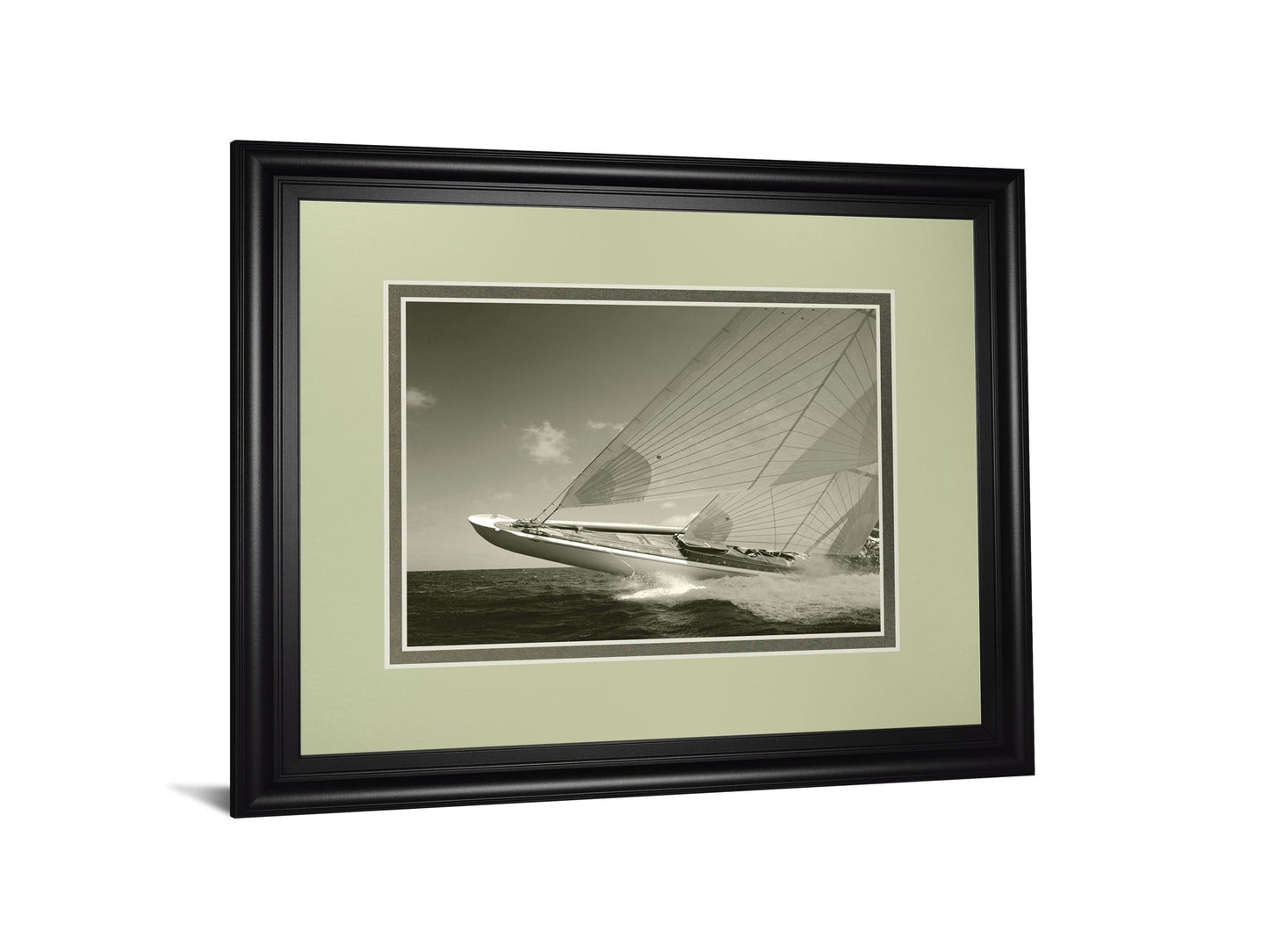 Sea Spray Il By Michael Kahn - Framed Print Wall Art - Gray