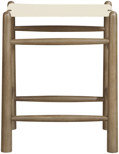 Santos - Backless Counter Stool With Stained Brown Base