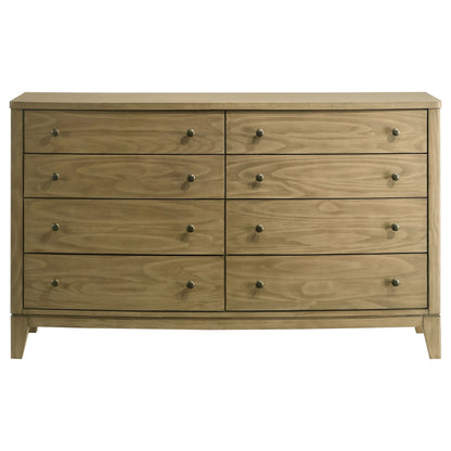 Granada - 8-Drawer Dresser Cabinet - Natural Pine