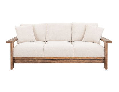 Duna - Sofa - White / Light Brown