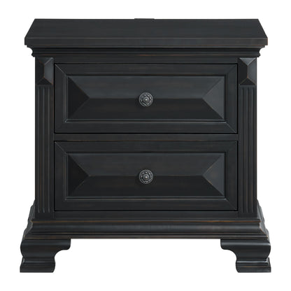 Bridgestone - 2-Drawer Nightstand With USB