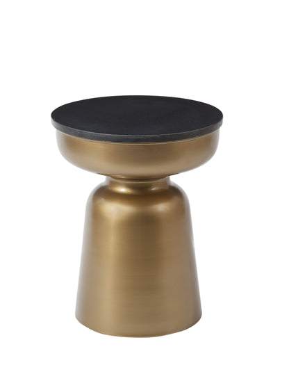 Jovana - Round End Table - Black