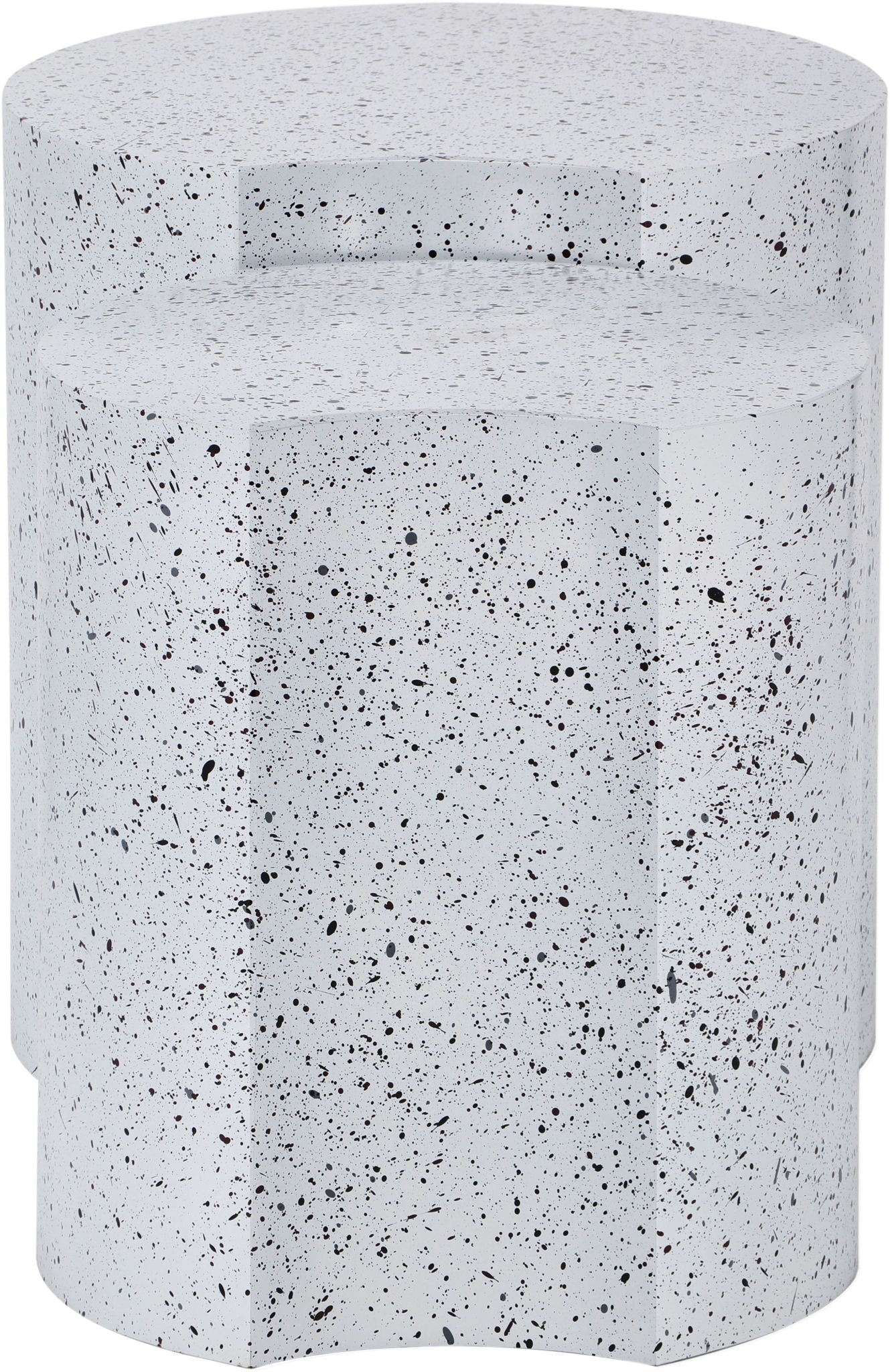 Dimple - Modular End Table - Terazzo Finish