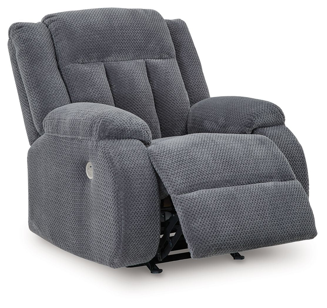 Observation - Power Rocker Recliner - Steel