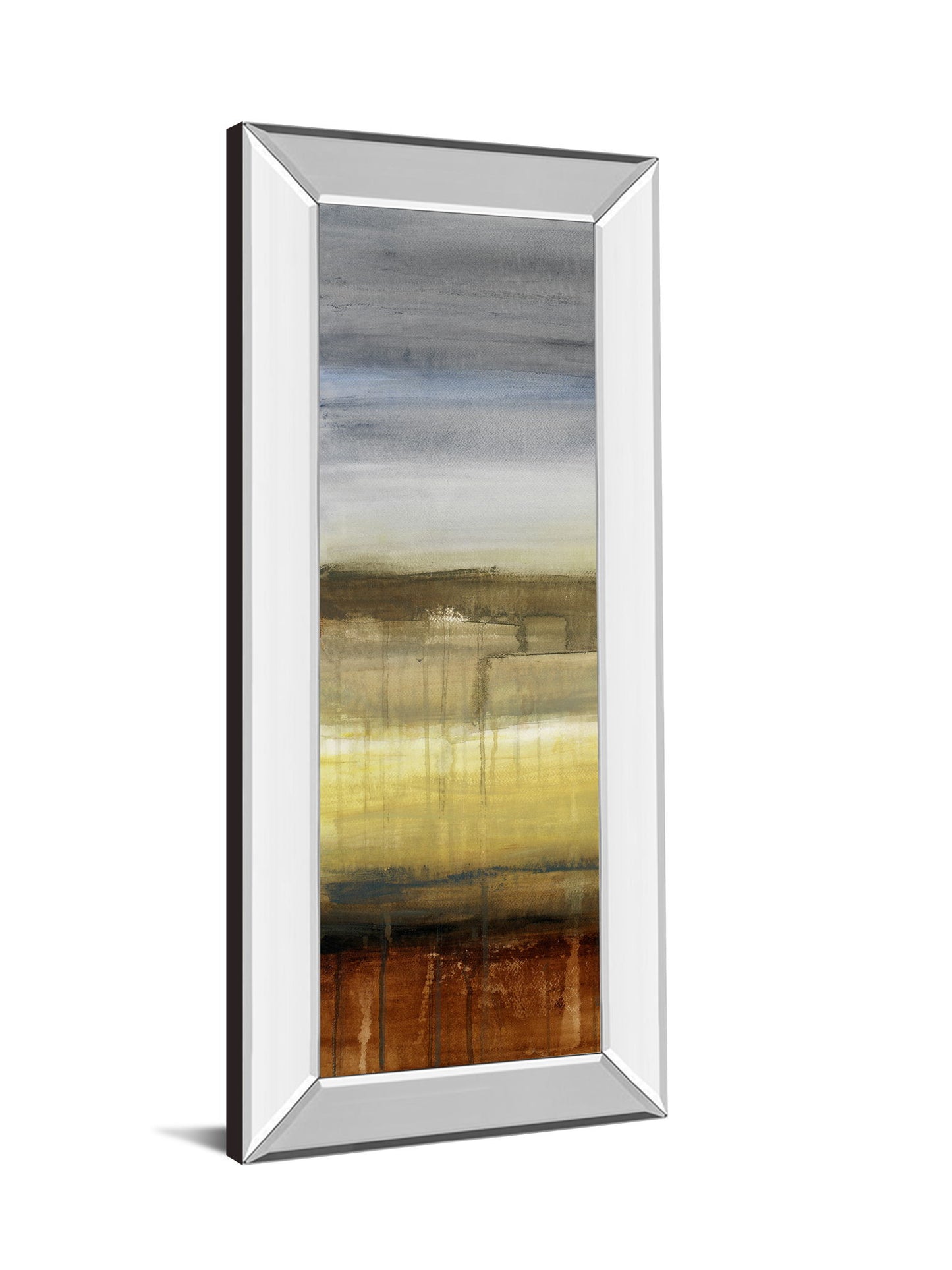 Summer Rain Il By Lanie Loreth - Mirror Framed Print Wall Art - Gray