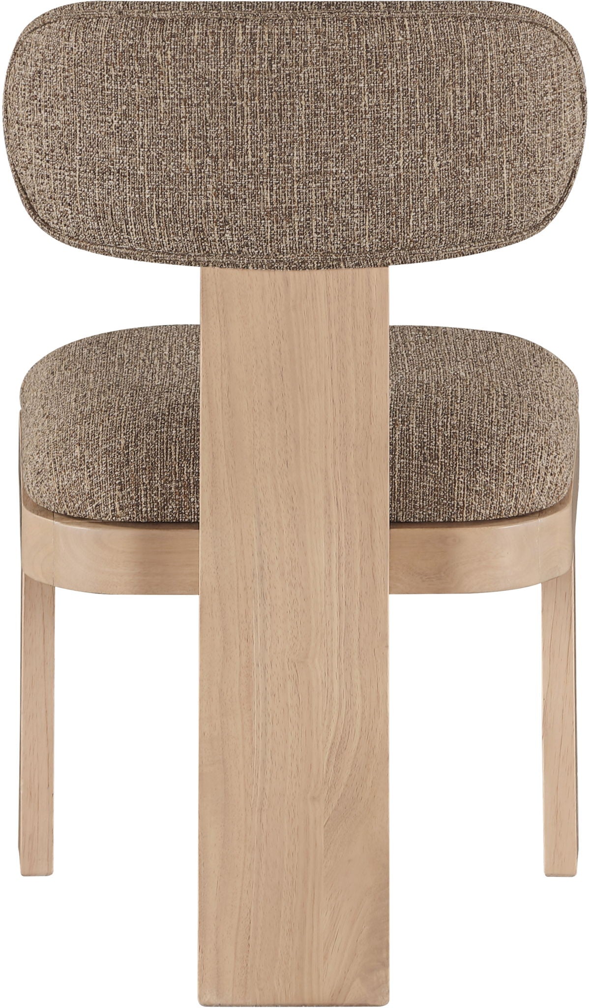 Timbra - Linen Textured Fabric Upholstered Dining Chair (Set of 2) - Natural Base