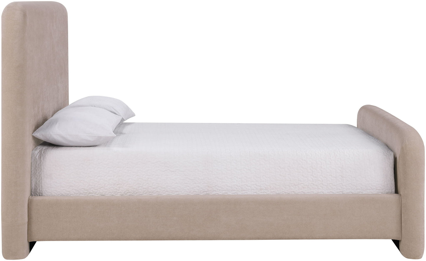 Fira - Chenille Fabric Upholstered Bed