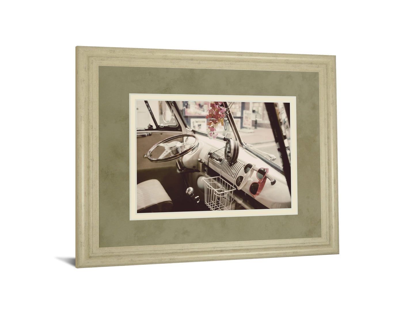 Cool Cats By Gail Peck - Framed Print Wall Art - Light Brown