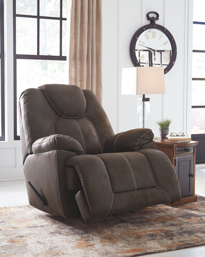 Warrior - Coffee - Rocker Recliner