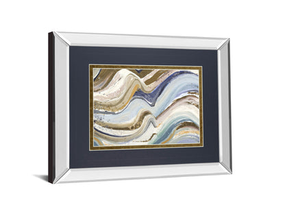 Earth Tone New Concept By Patricia Pinto - Mirror Framed Print Wall Art - Dark Gray