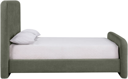 Fira - Chenille Fabric Upholstered Bed