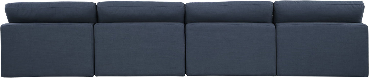 Comfy - Linen Modular Armless Sofa 4 Seats