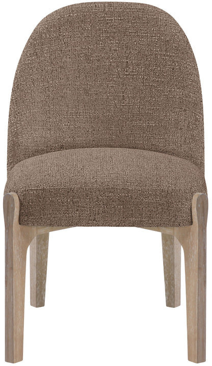 Torino - Upholstered Dining Chair With Brushed Natural Base (Set of 2)