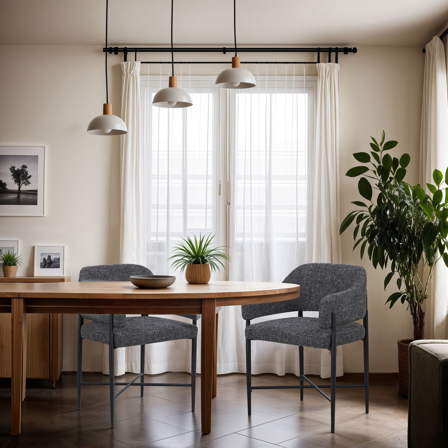 Dame - Fabric Upholstered Dining Chair (Set of 2)