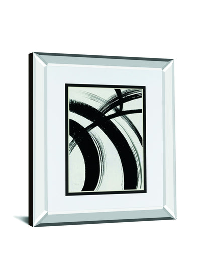 Spontaneous I By Farida Zaman Mirrored Frame - Gray