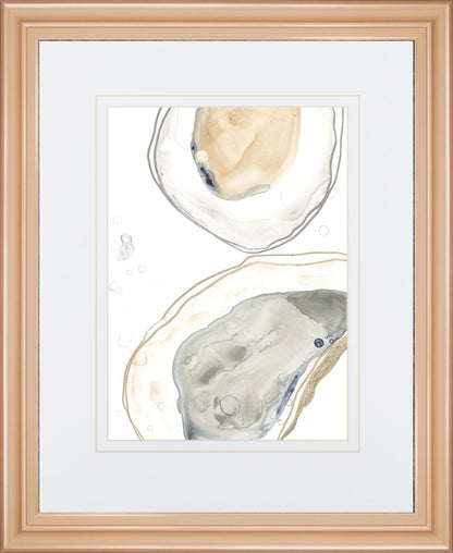 34x40 Ocean Oysters I By June Erica Vess - Gray