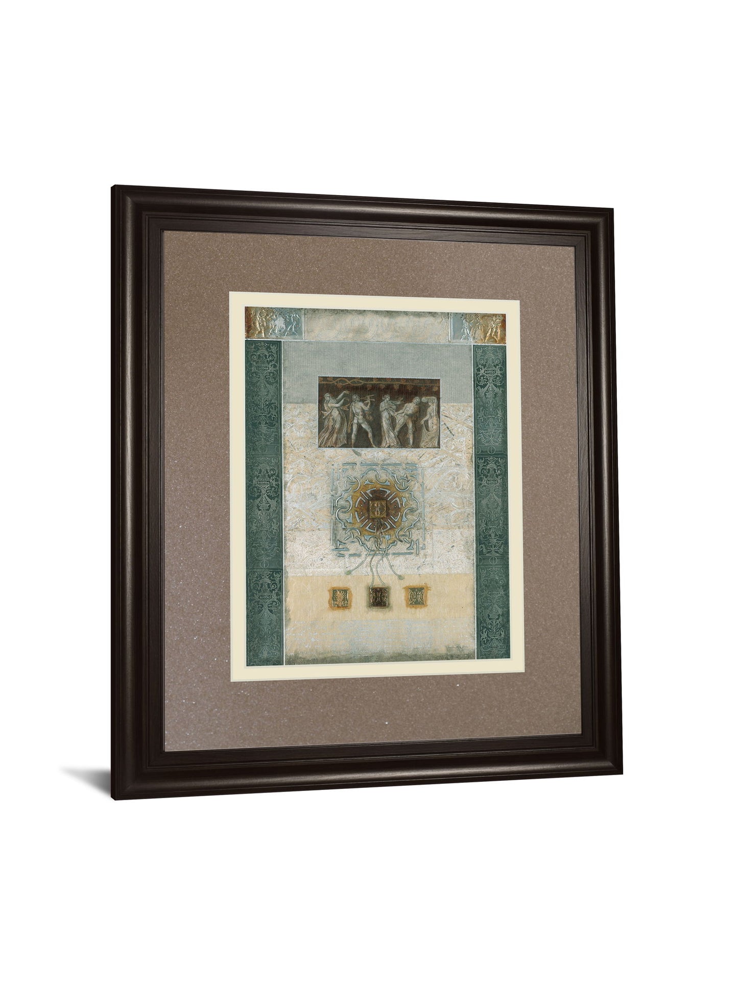 Romanesque Il By Douglas - Framed Print Wall Art - Light Brown