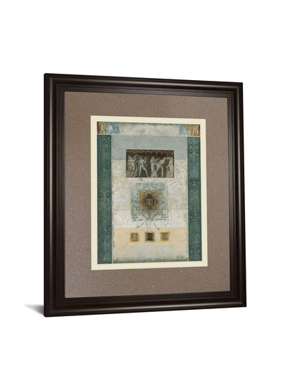 Romanesque Il By Douglas - Framed Print Wall Art - Light Brown