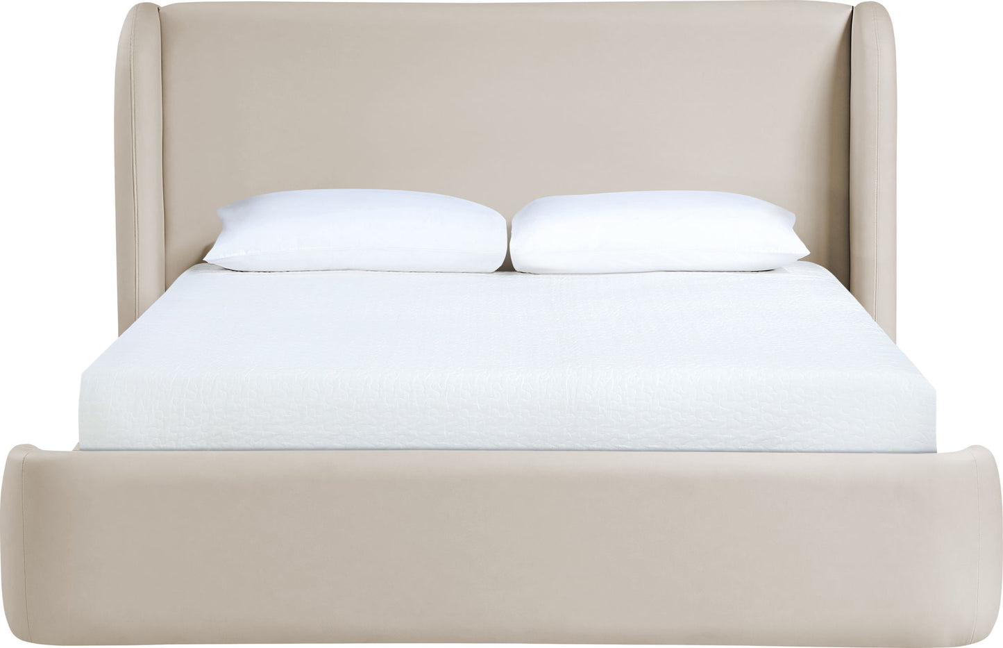 Warby - Vegan Leather Upholstered Bed