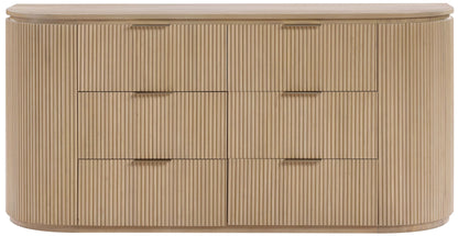 Astrid - Solid Wood And Oak Veneer Dresser