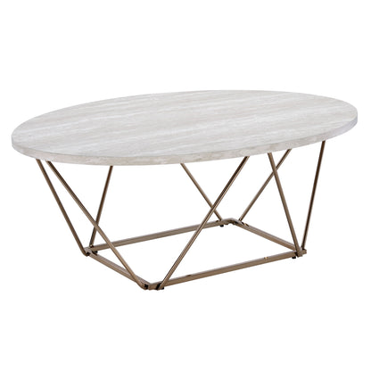 Rowyn - Faux Marble Top Table