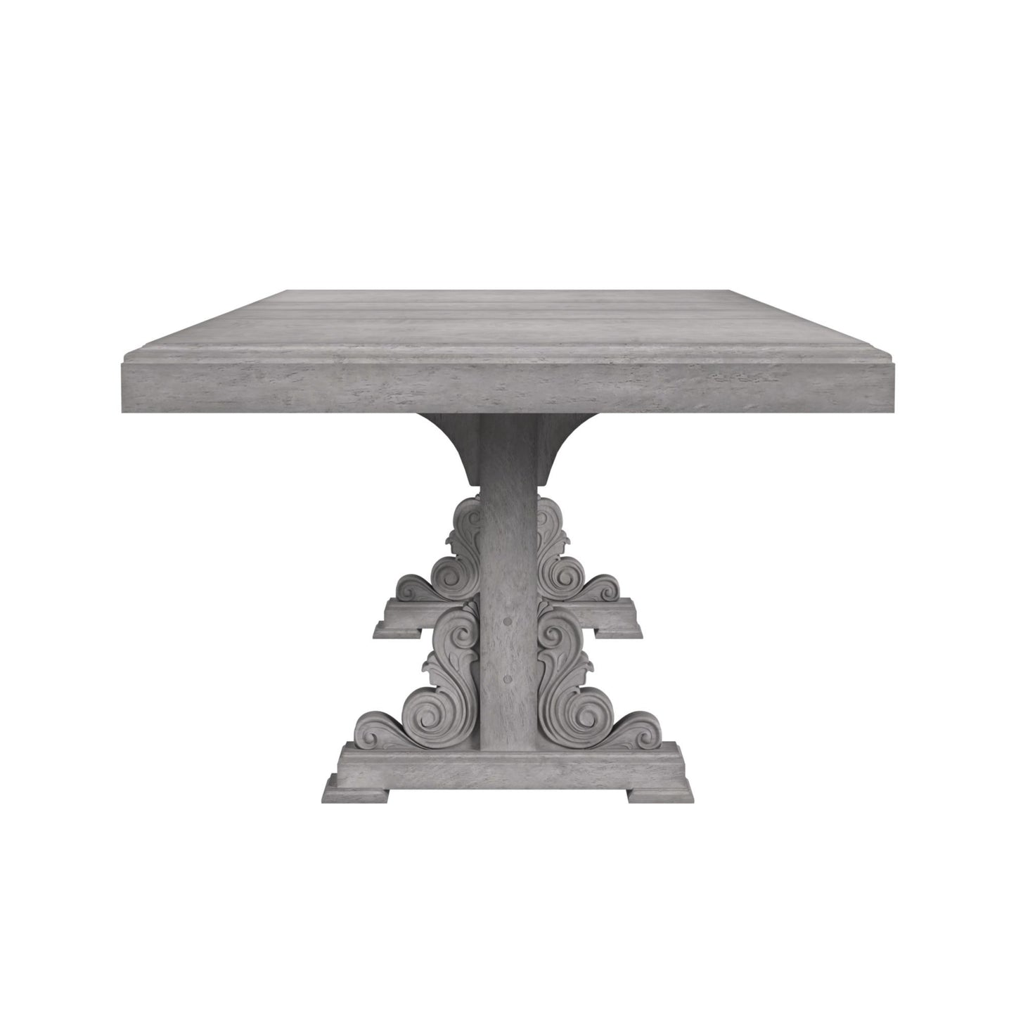 Glenmore - Dining Table With 2x18"" Leaves - Aged Gray