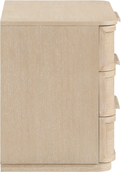 Tiberio - Oak Veneer And Solid Wood Nightstand