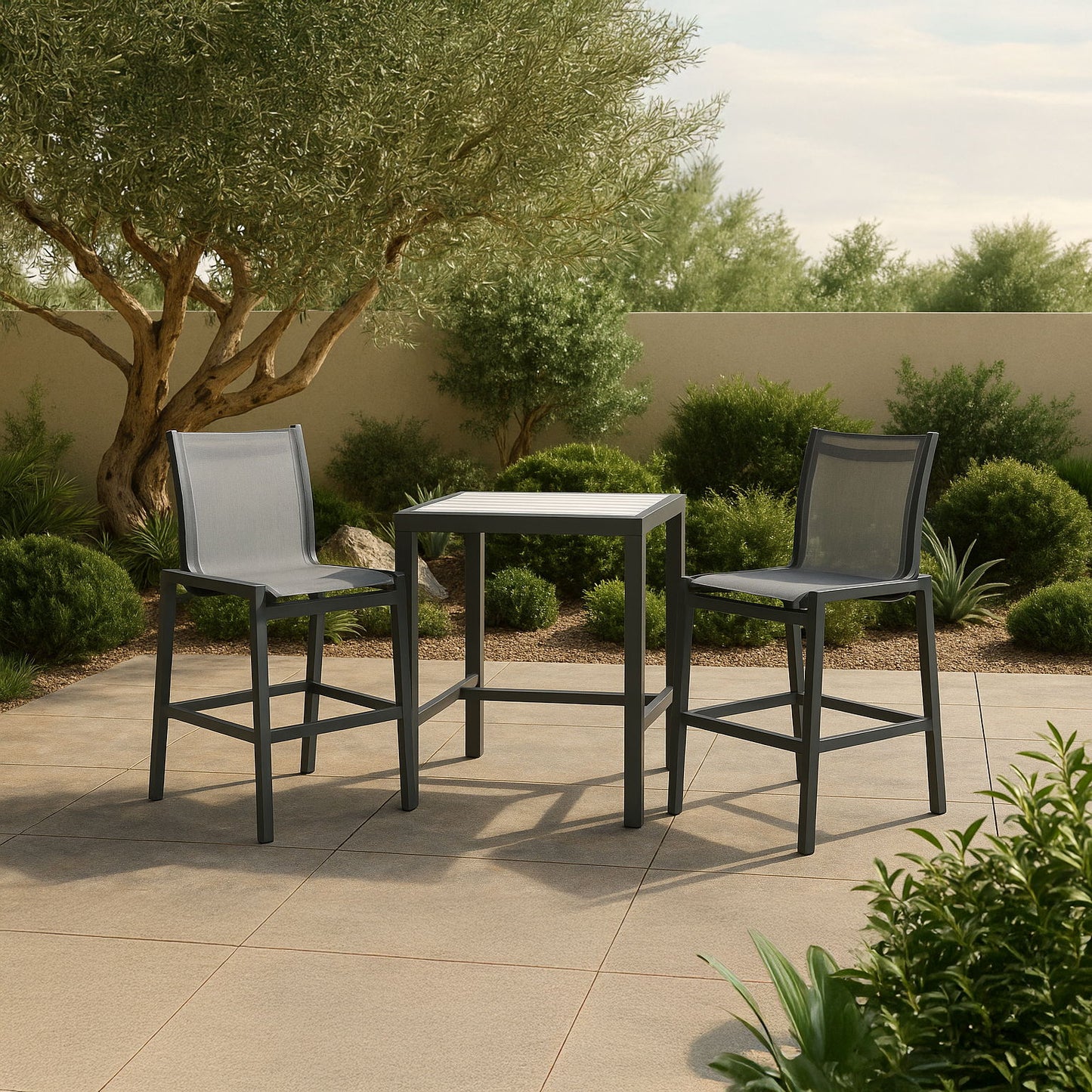 Nizuc - Outdoor Patio Barstool (Set of 2)