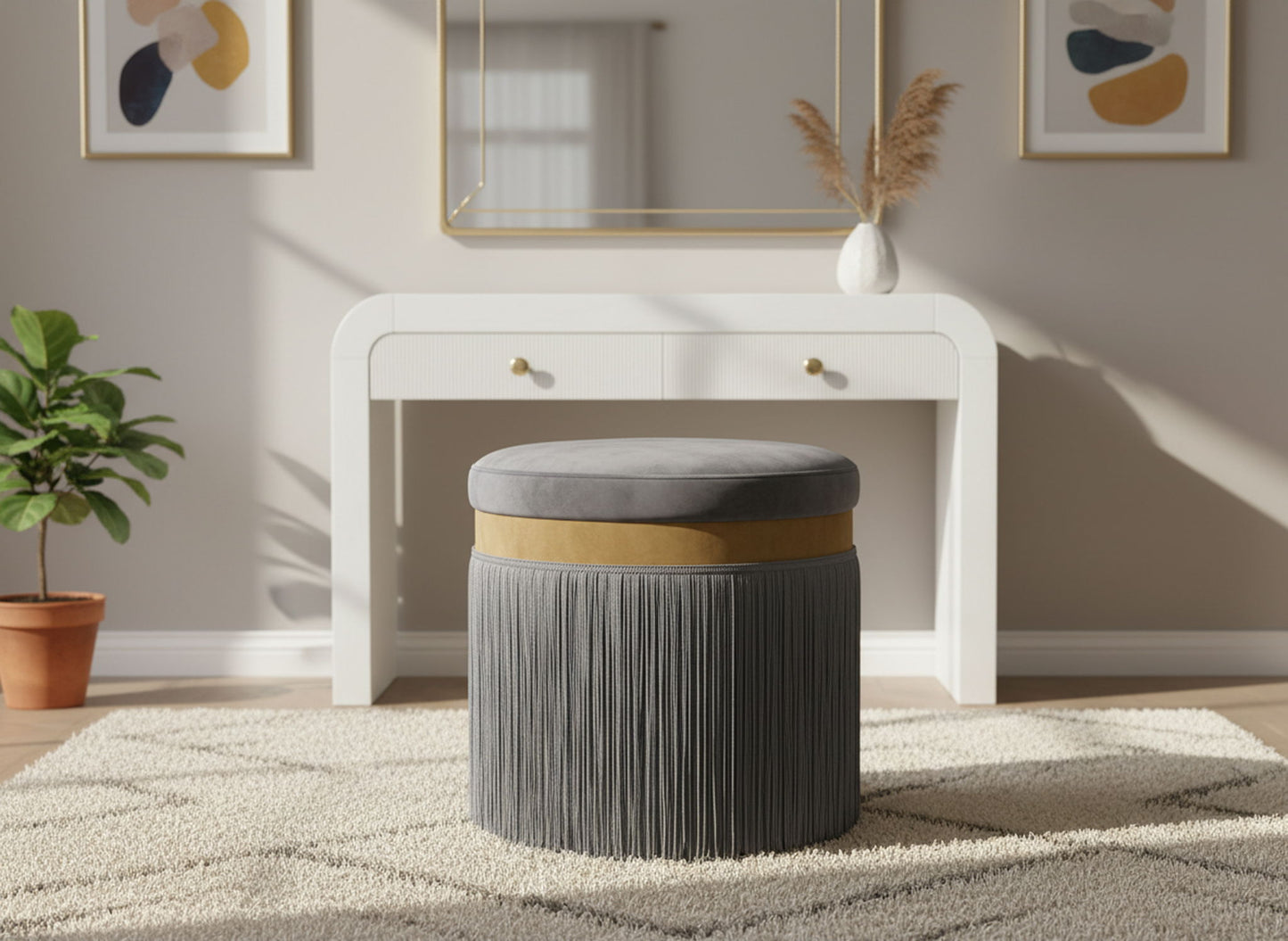 Yasmine - Stool Ottoman