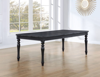 Odessa - Dining Table With Leaf - Black