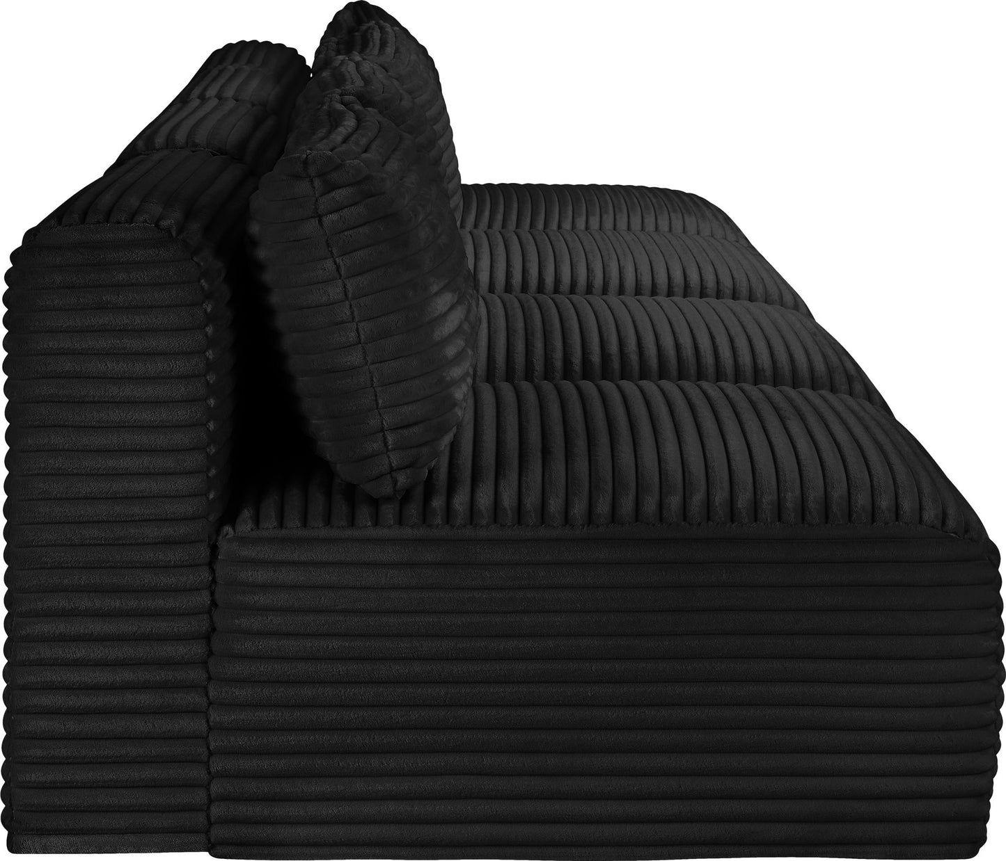 Shaggy - 4 Seat Modular Armless Sofa