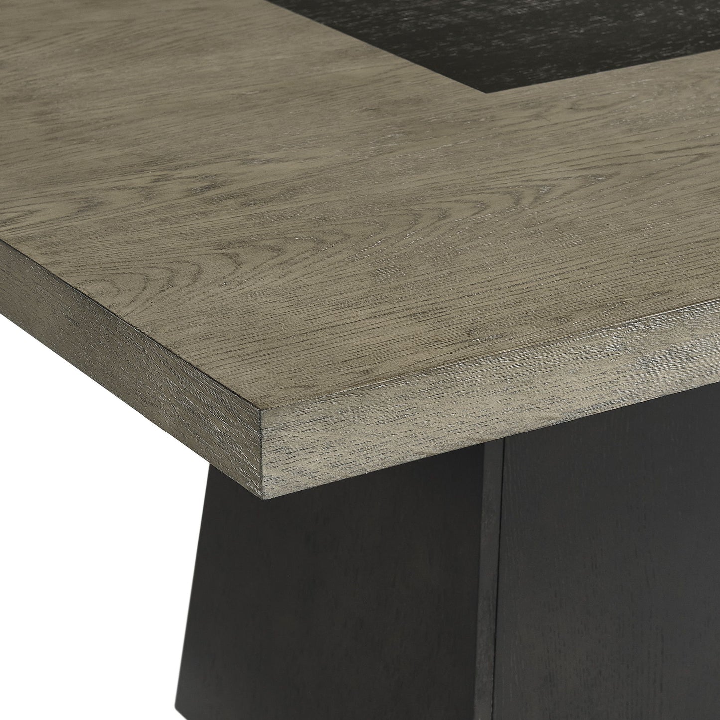 Jemma - Square Dining Table - Grey / Dark Espresso