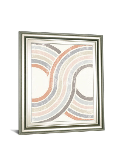 Over The Rainbow II By Moira Hershey - Framed Print Wall Art - Beige