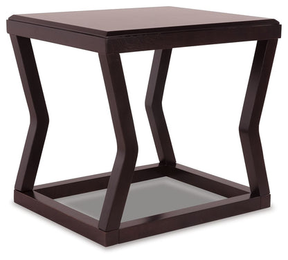 Kelton - Espresso - Mesa auxiliar rectangular