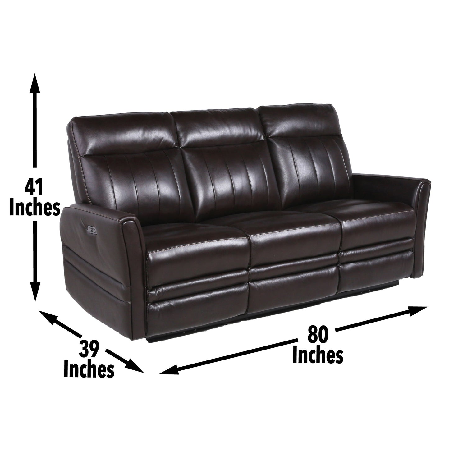 Coachella - Recliner Sofa - Brown