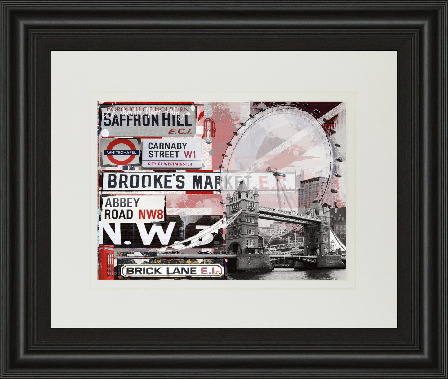 Saffron Hill By Andrew Cotton - Framed Print Wall Art - Gray