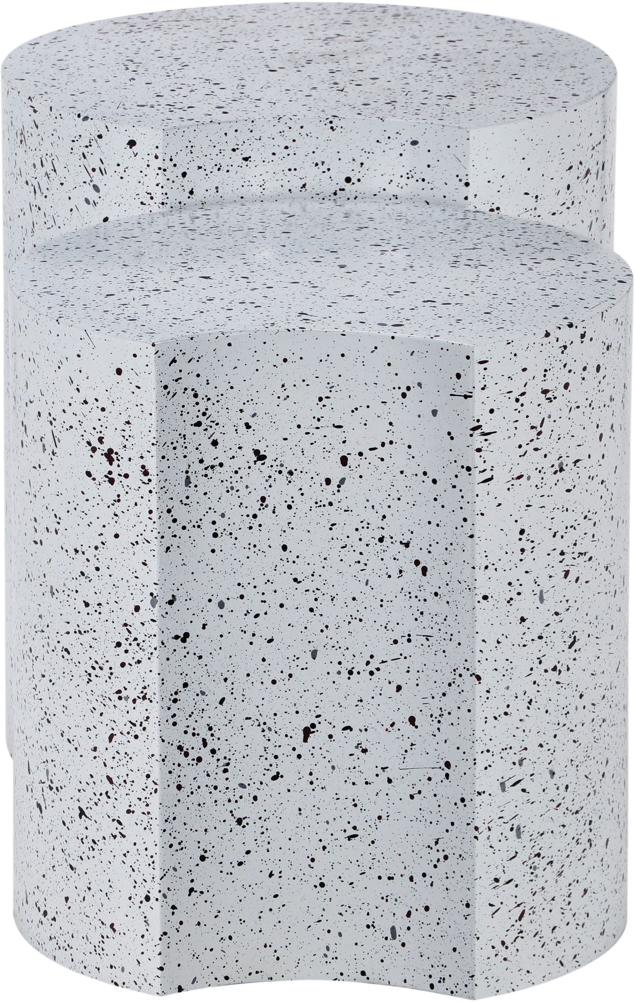 Dimple - Modular End Table - Terazzo Finish