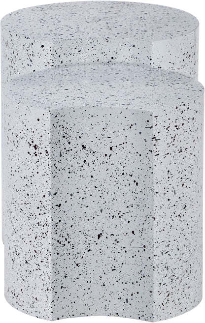 Dimple - Modular End Table - Terazzo Finish