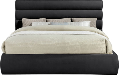 Adam - Chenille Fabric Bed With 52" Headboard