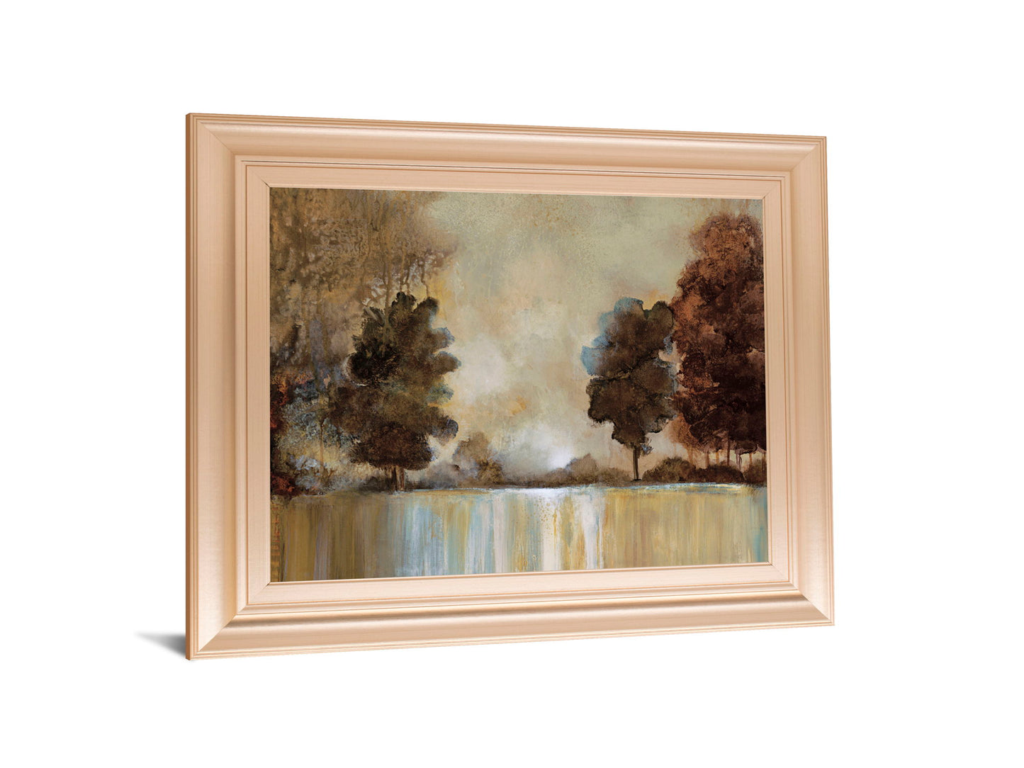 Morning Mist By Cat Tesla - Framed Print Wall Art - Beige