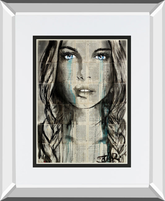 Shore By Loui Jover Mirrored Frame - Dark Gray