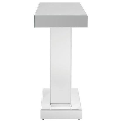 Crocus - Mesa consola rectangular - Plata