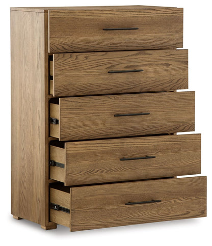 Dakmore - Brown - Five Drawer Chest