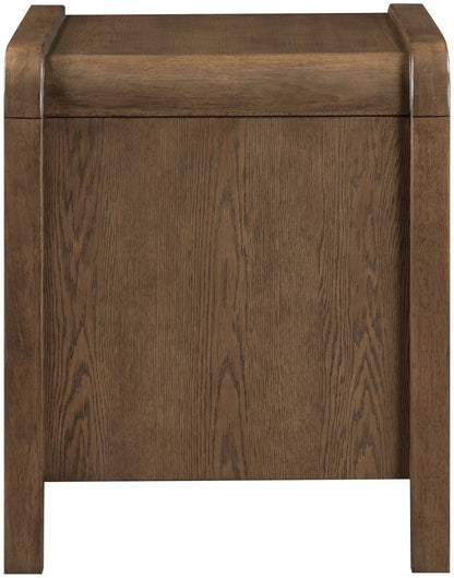 Harmony - Oak Veneer And Solid Wood Night Stand