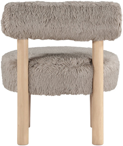 Ambre - Shearling Fabric Accent Chair